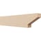 Ekena Millwork 4in. W x 8in. H x 36in. L Clemmons Woodgrain TimberThane Rafter Tail, Primed Tan RFTUR04X08X36CLERCPR - alternate 1